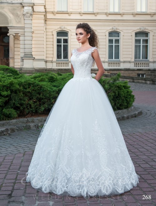 Beautiful wedding dress model 268 268